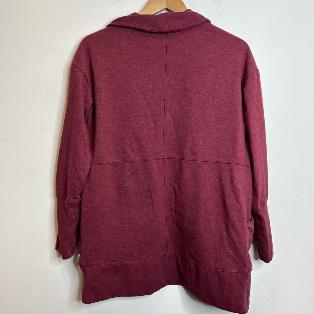 Eddie Bauer Camp Fleece Wrap Cardigan Sweater - Picture 8 of 9
